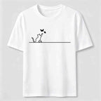 Butterfly Chase Cat Classic T-Shirt
