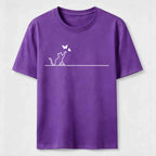 Butterfly Chase Cat Classic T-Shirt