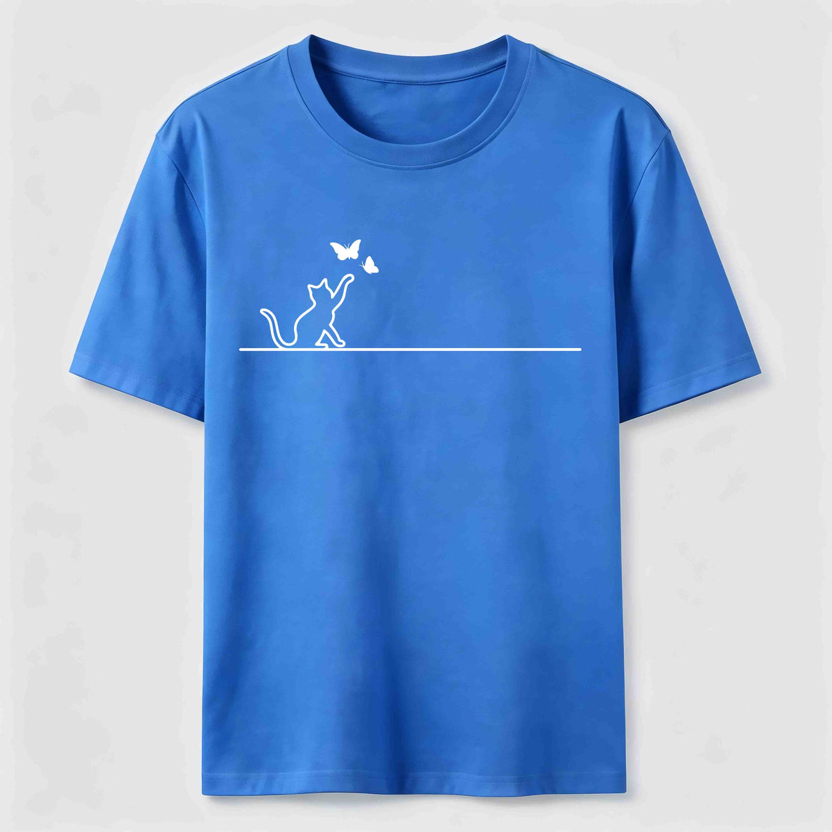 Butterfly Chase Cat Classic T-Shirt