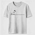 Butterfly Chase Cat Classic T-Shirt