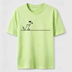 Butterfly Chase Cat Classic T-Shirt