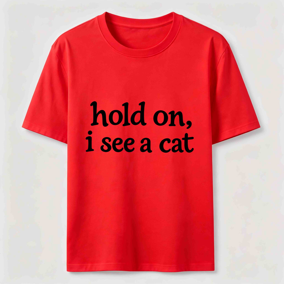 Hold On I See a Cat Classic T-Shirt