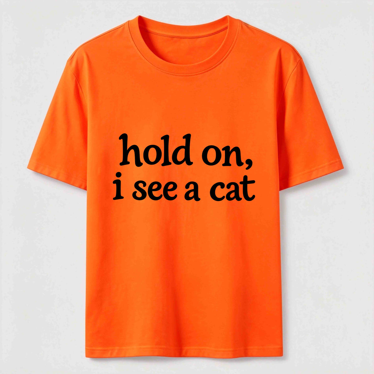 Hold On I See a Cat Classic T-Shirt