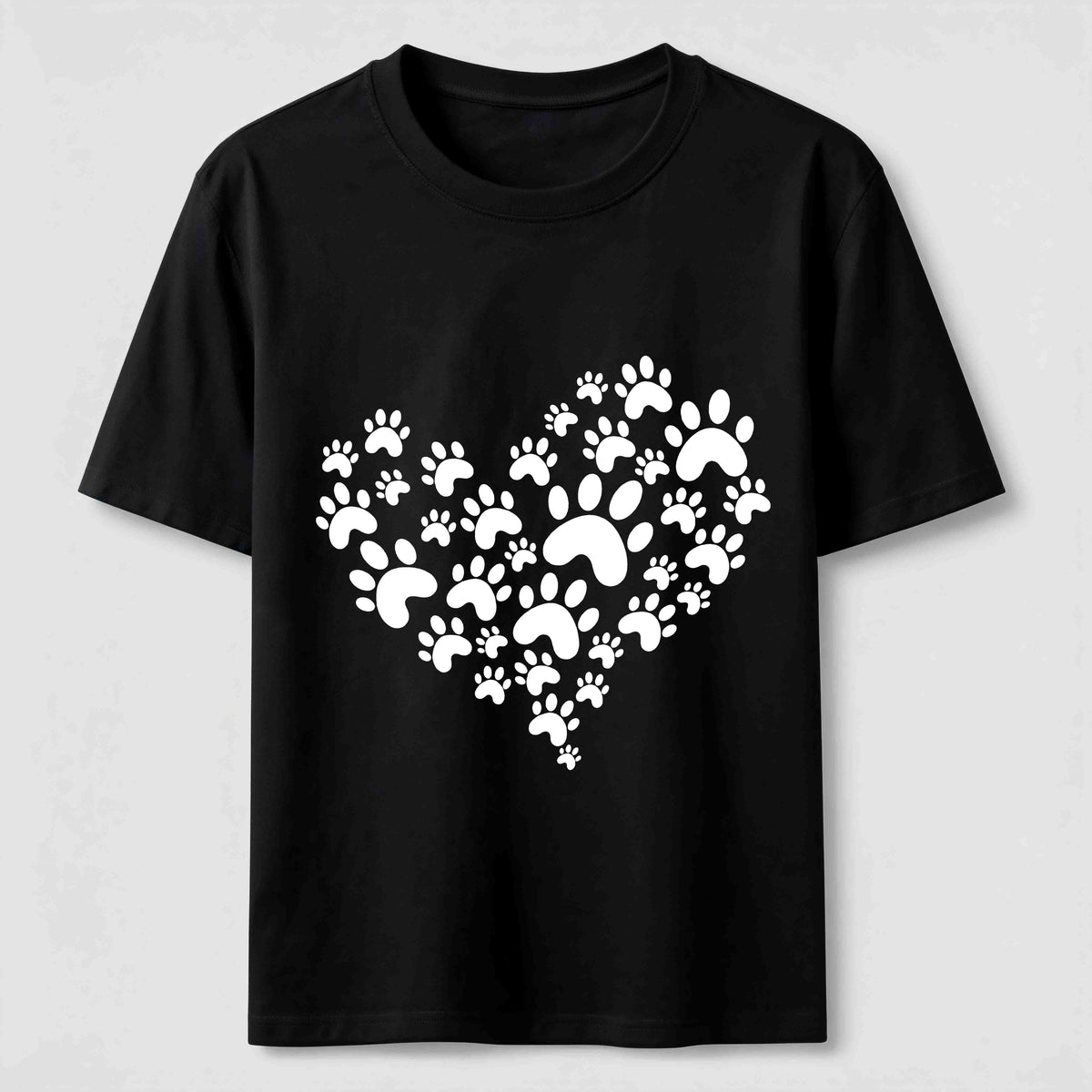 Paw Print Heart Classic T-Shirt