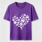 Paw Print Heart Classic T-Shirt