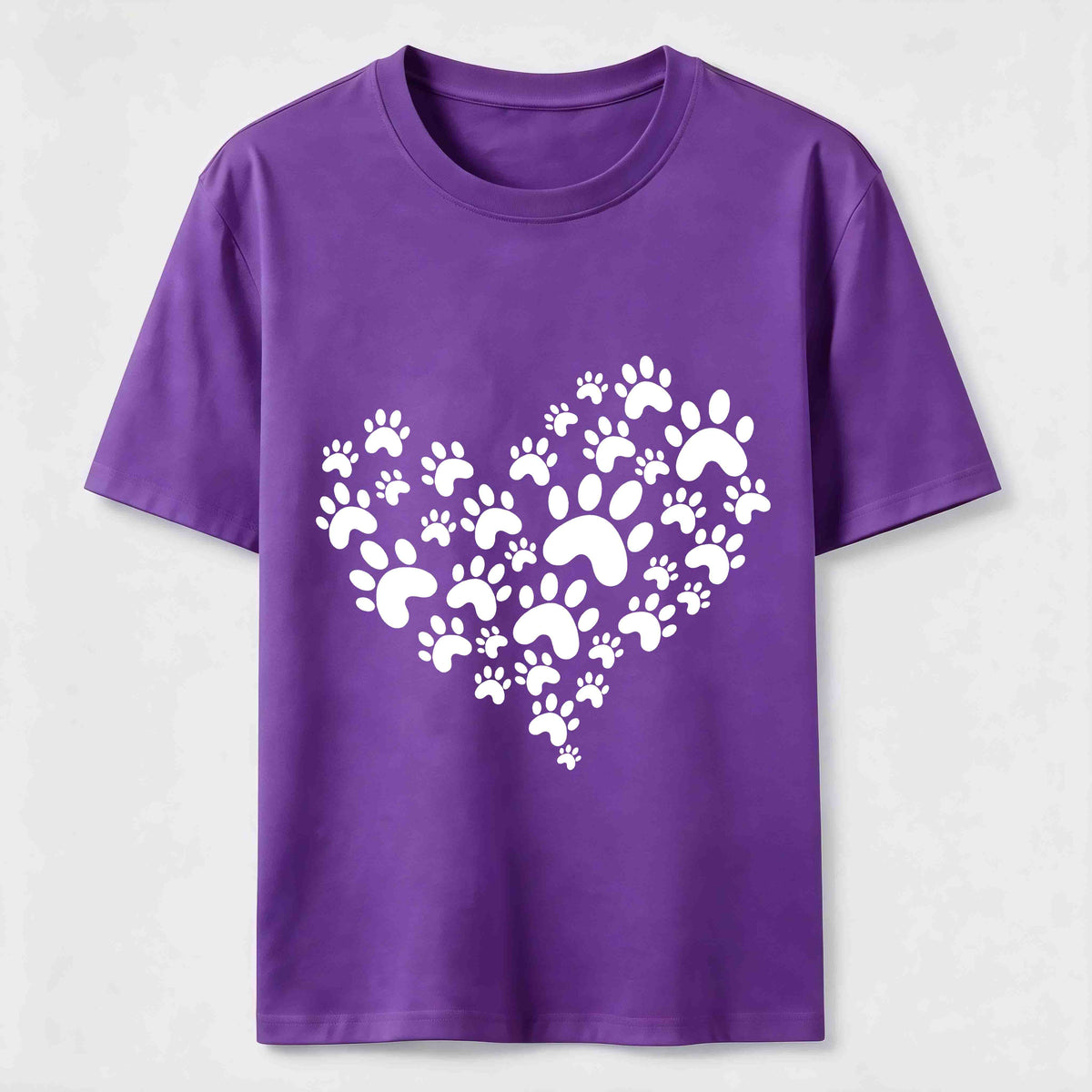 Paw Print Heart Classic T-Shirt