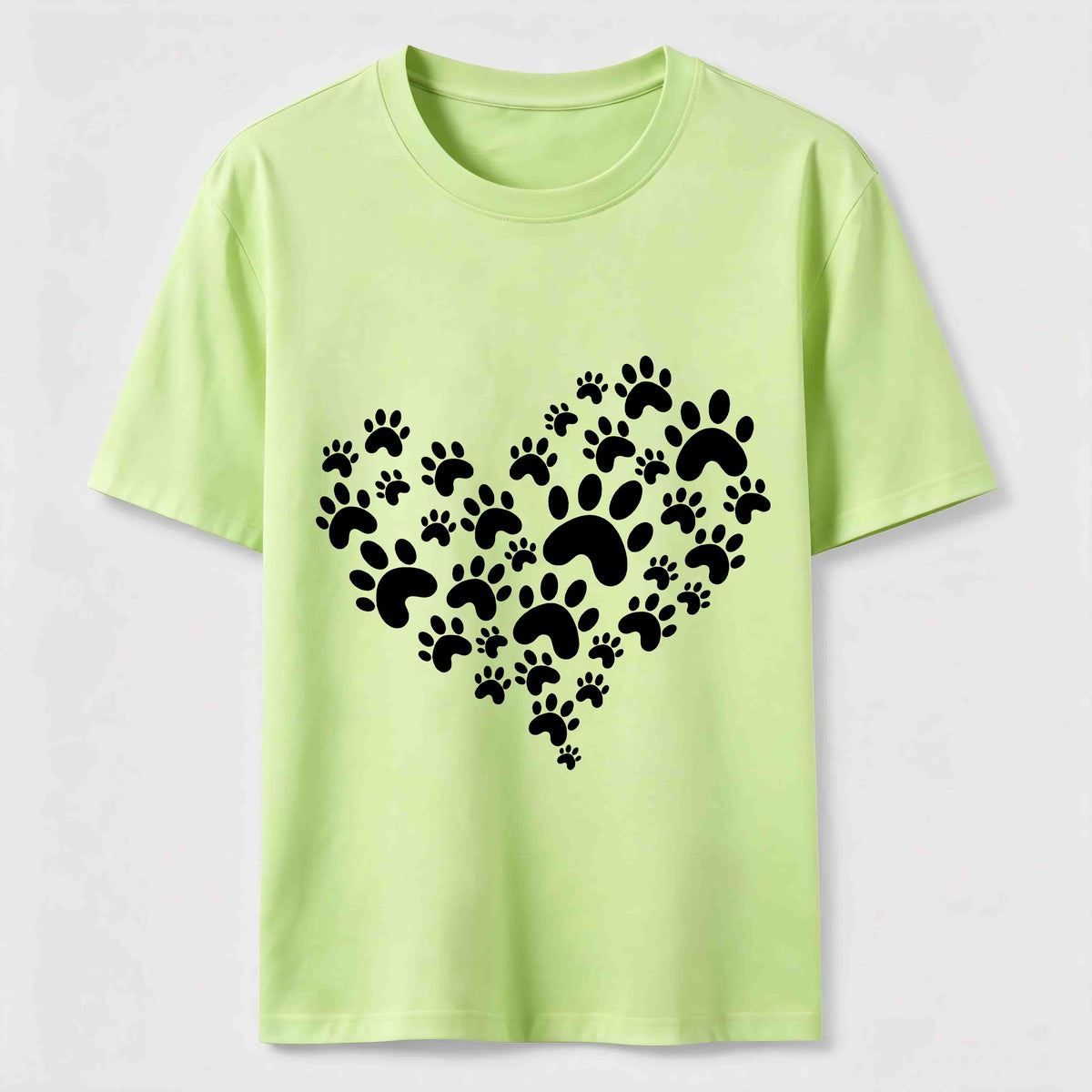 Paw Print Heart Classic T-Shirt