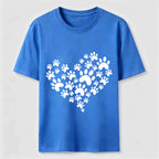 Paw Print Heart Classic T-Shirt