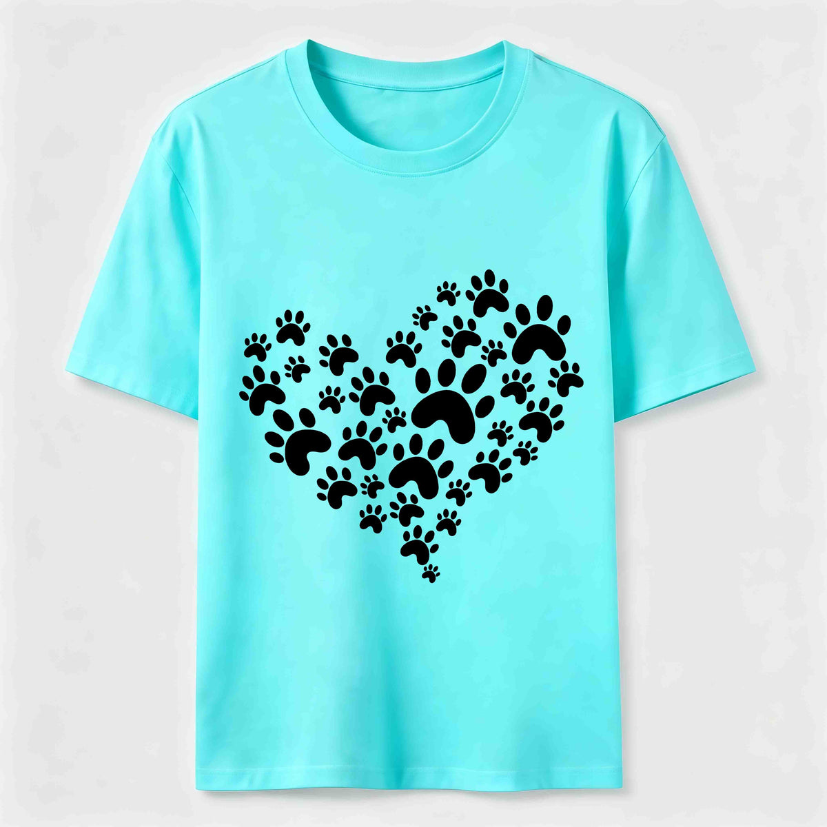 Paw Print Heart Classic T-Shirt