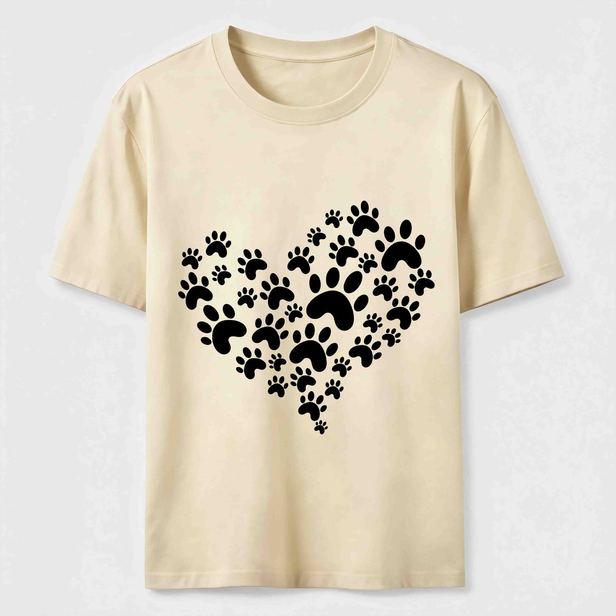 Paw Print Heart Classic T-Shirt