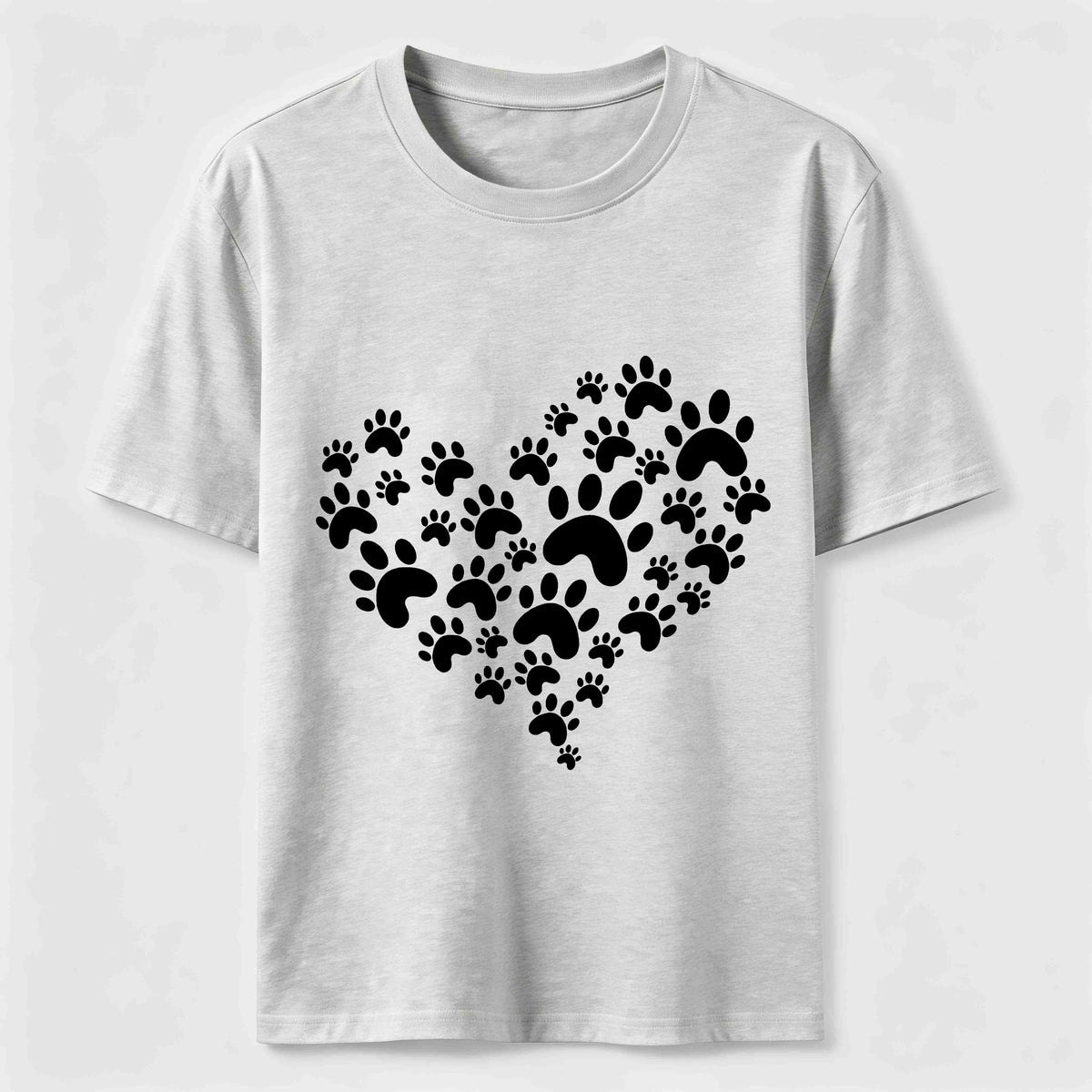 Paw Print Heart Classic T-Shirt