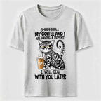 Coffee Moment Cat Classic T-Shirt