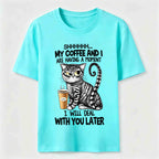 Coffee Moment Cat Classic T-Shirt