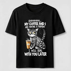 Coffee Moment Cat Classic T-Shirt
