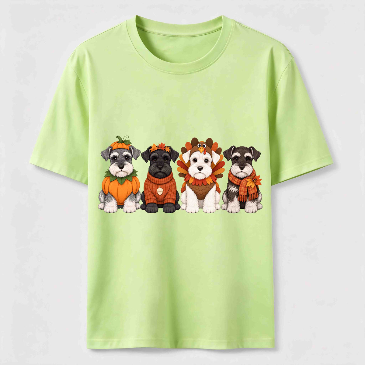 Fall Schnauzer Crew Classic T-Shirt