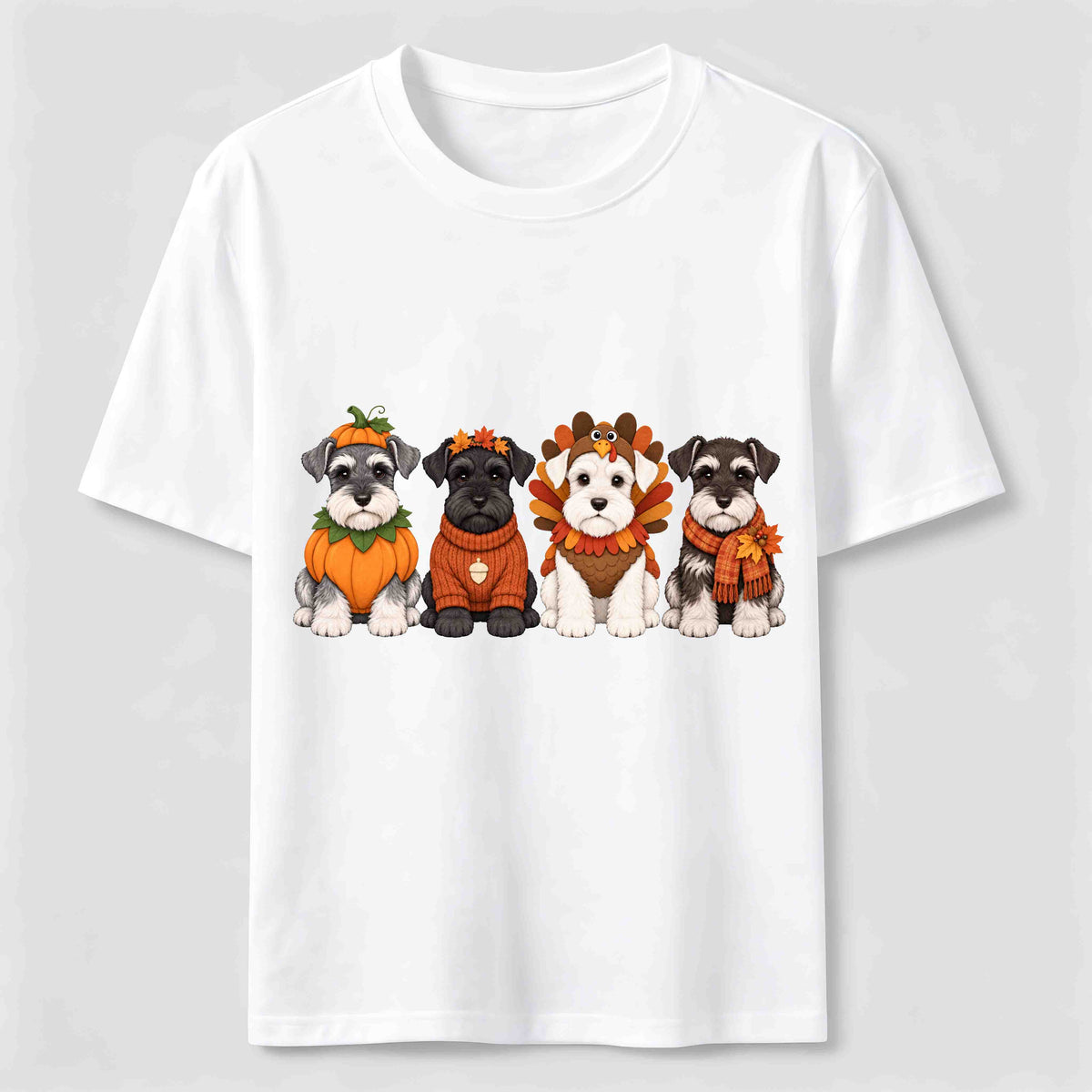 Fall Schnauzer Crew Classic T-Shirt
