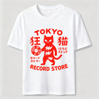 Tokyo Record Store Cat Classic T-Shirt