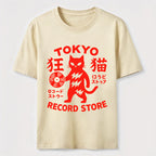 Tokyo Record Store Cat Classic T-Shirt