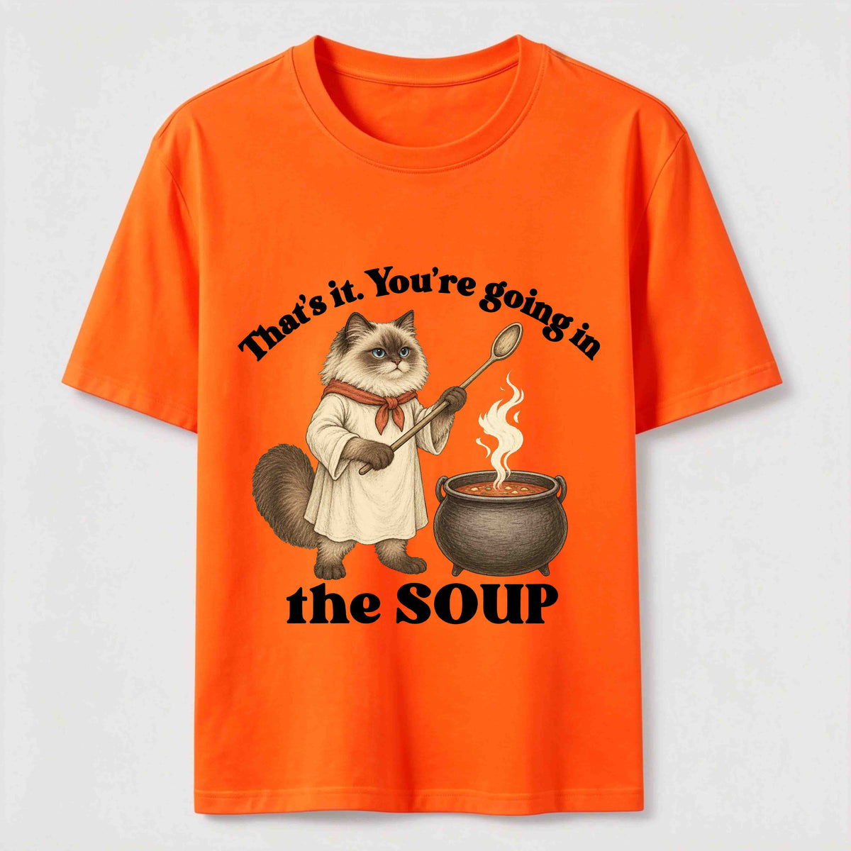 Youre Going in the Soup Cat Classic T-Shirt