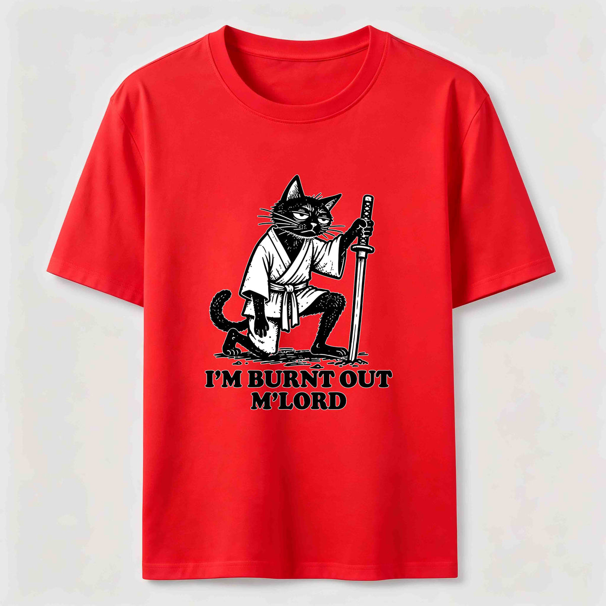 Burnt Out Black Cat Classic T-Shirt