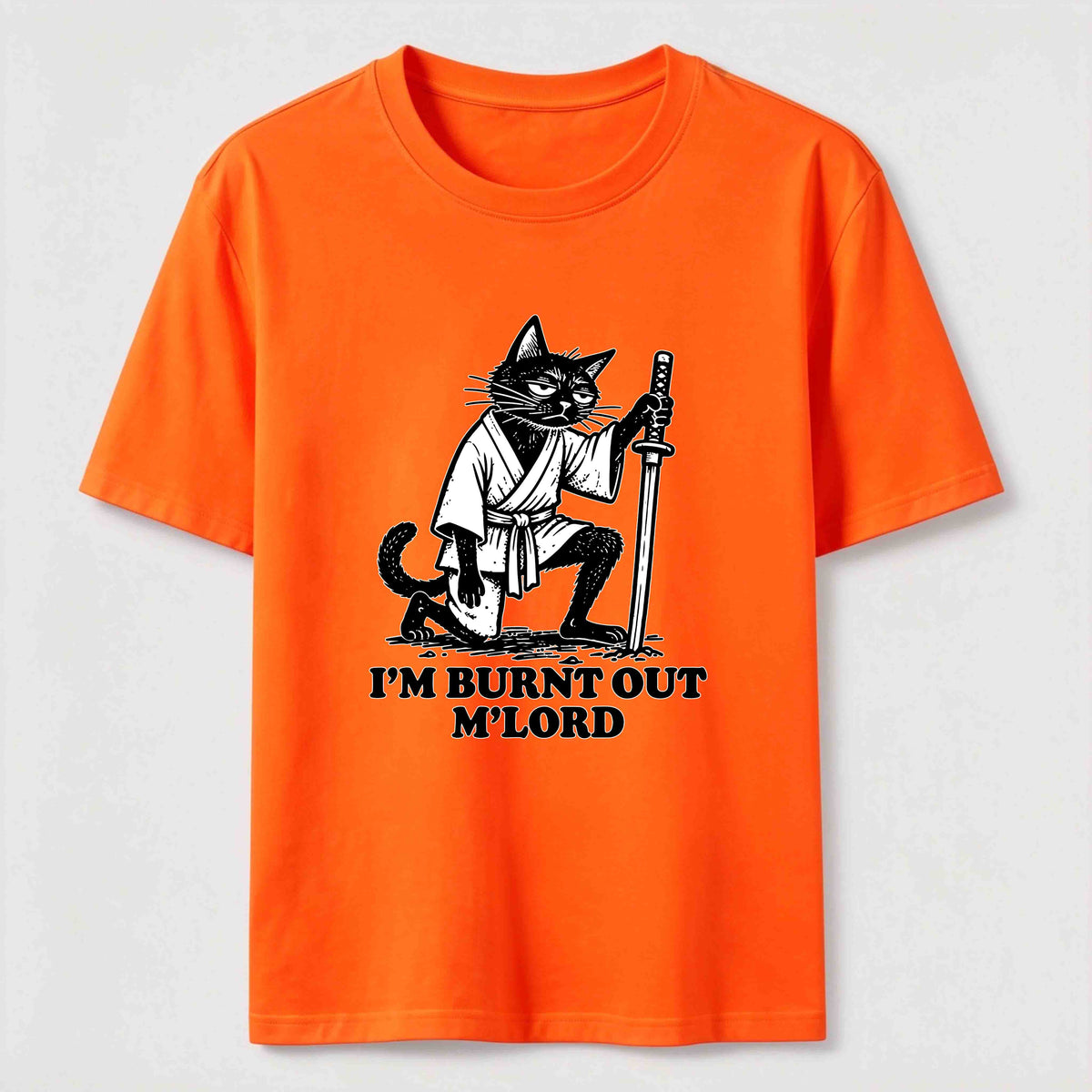 Burnt Out Black Cat Classic T-Shirt