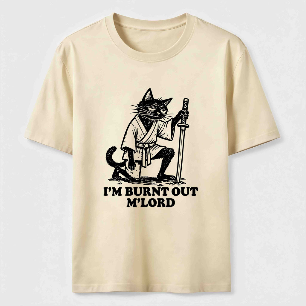 Burnt Out Black Cat Classic T-Shirt
