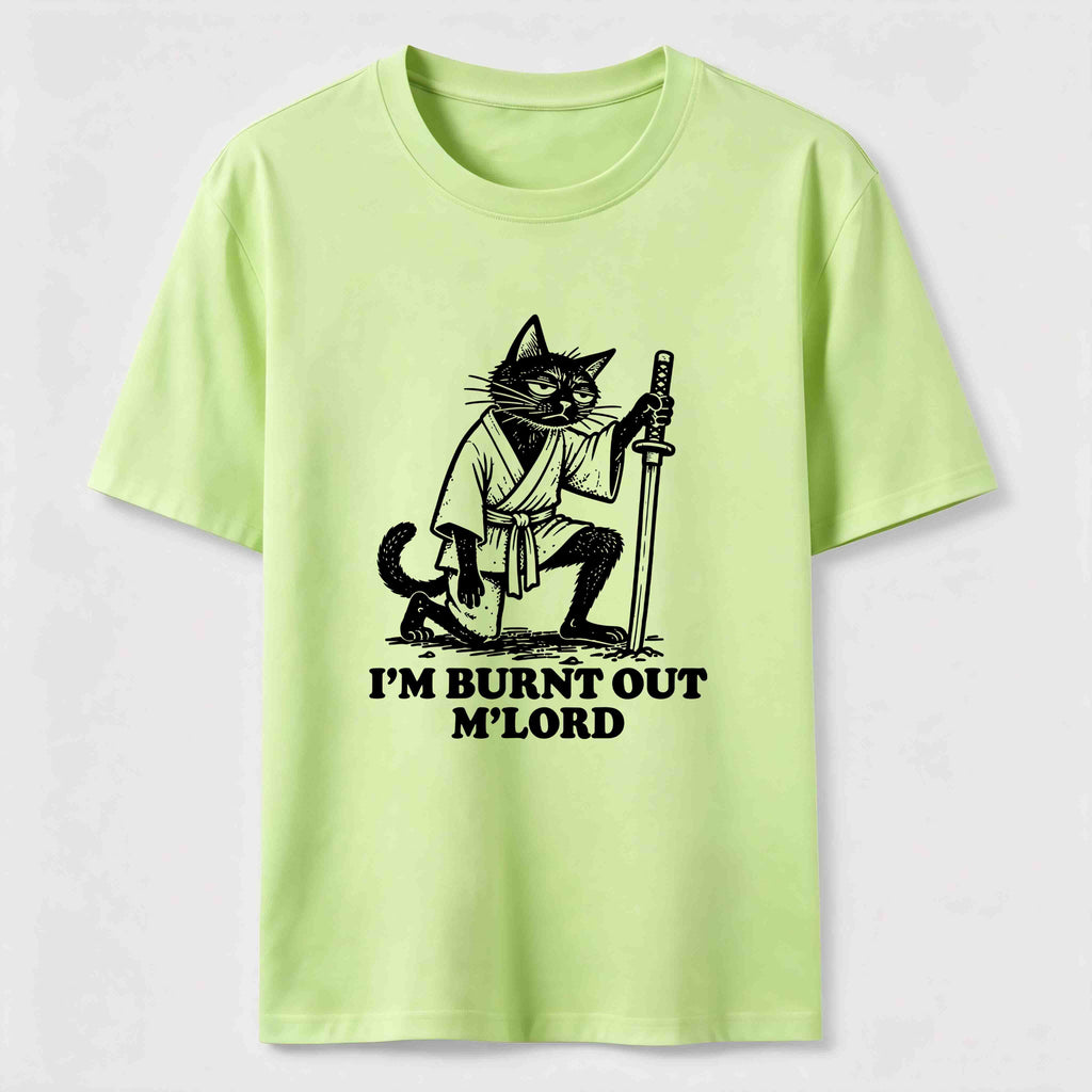 Burnt Out Black Cat Classic T-Shirt