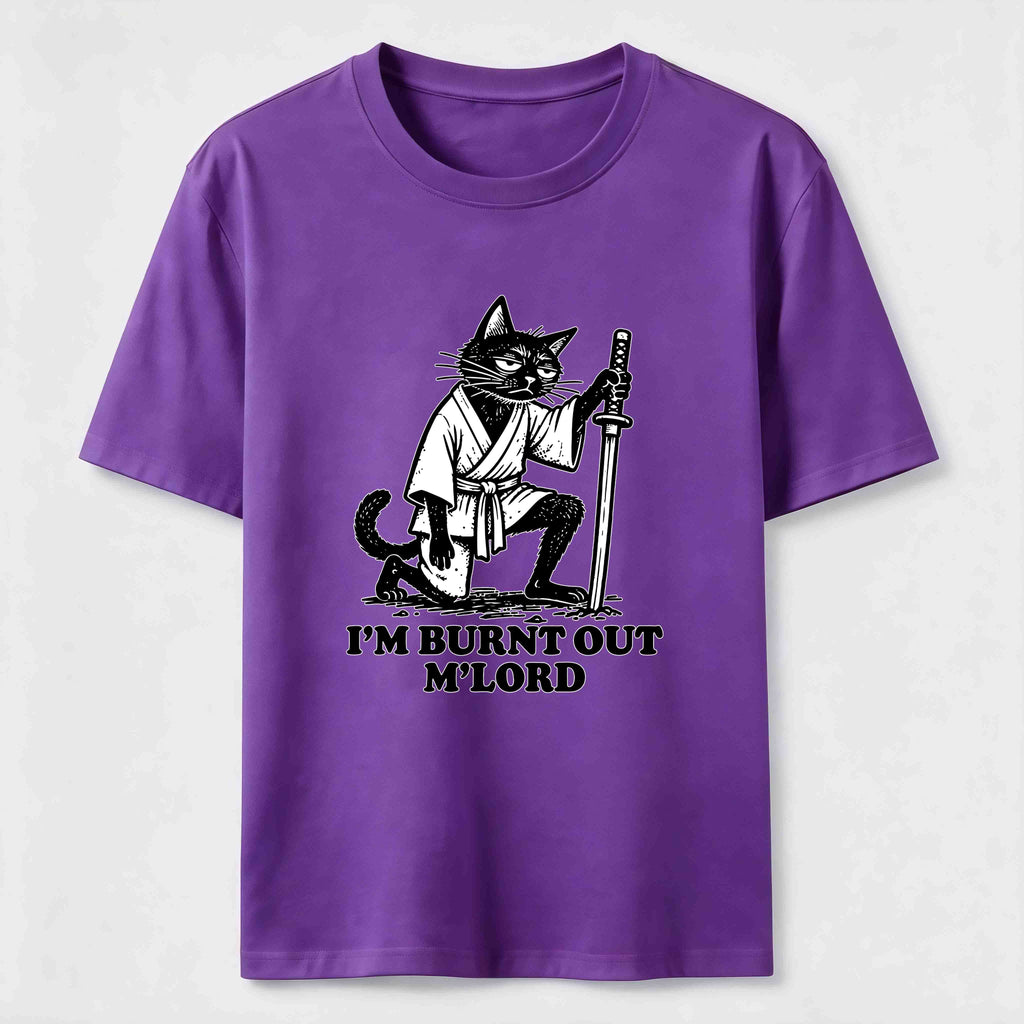 Burnt Out Black Cat Classic T-Shirt