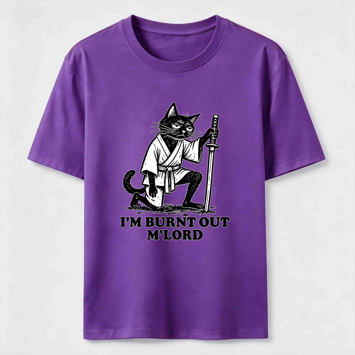 Burnt Out Black Cat Classic T-Shirt