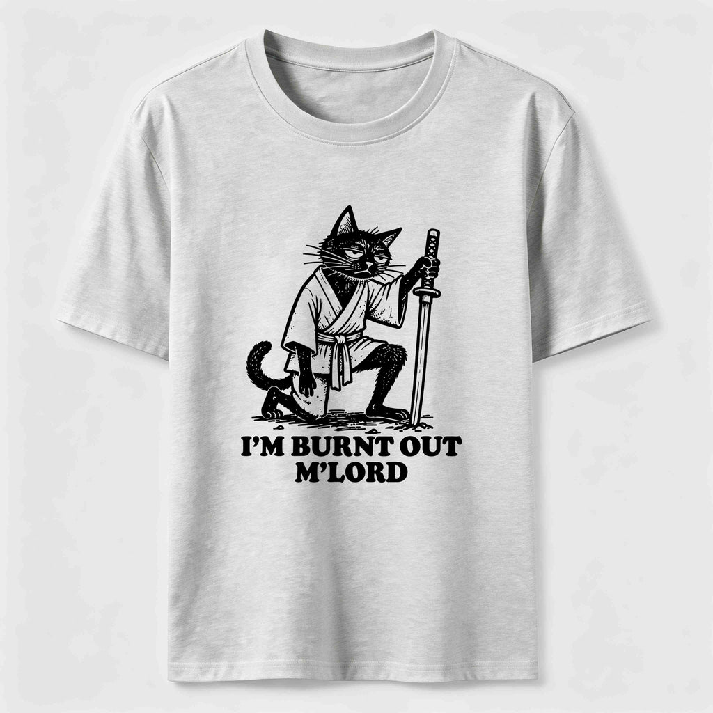 Burnt Out Black Cat Classic T-Shirt