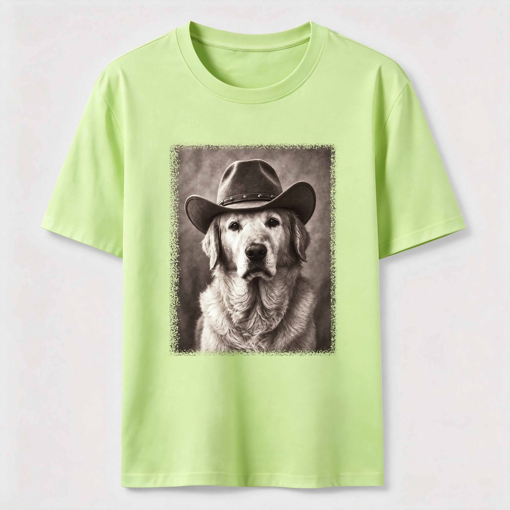 Cowboy Golden Retriever Classic T-Shirt