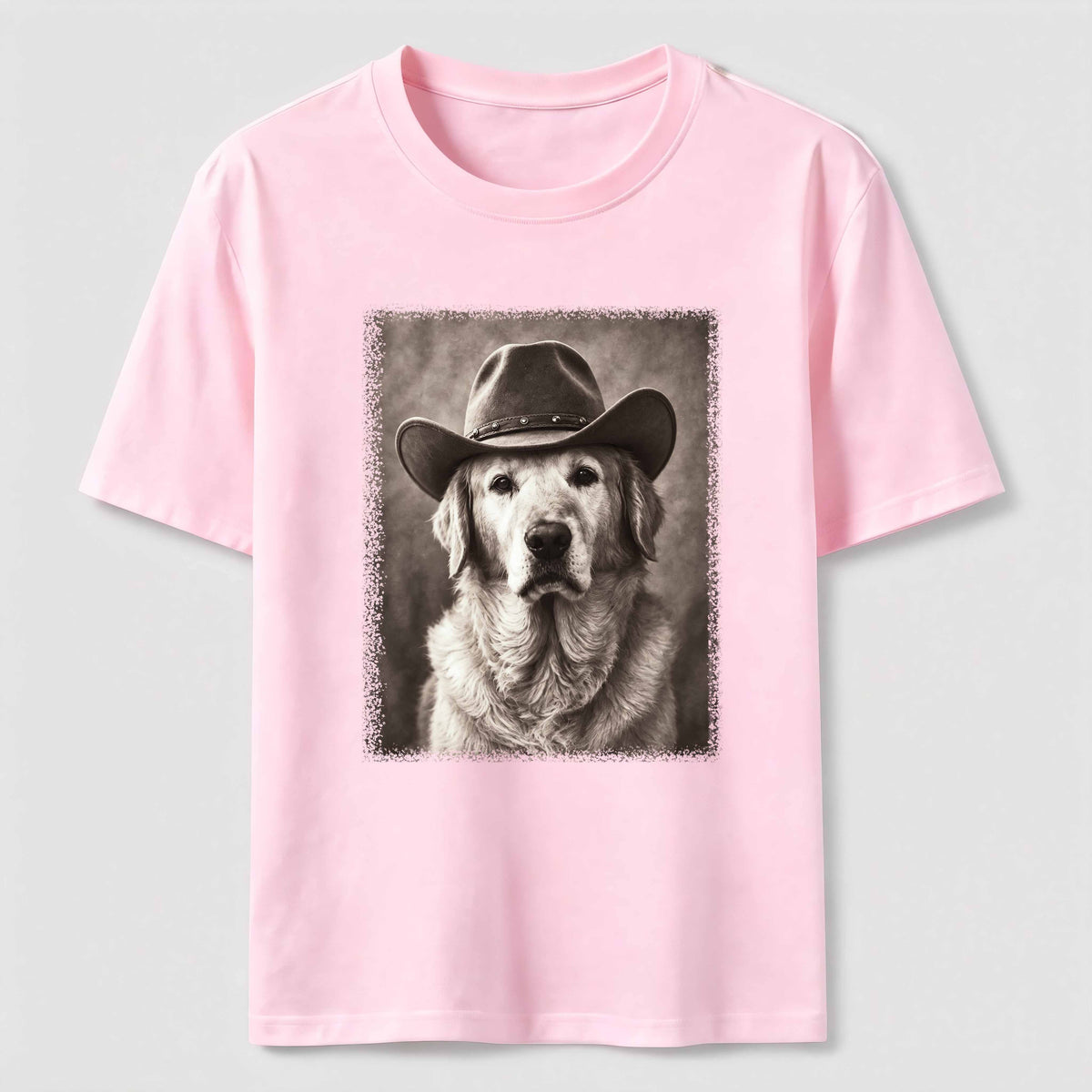 Cowboy Golden Retriever Classic T-Shirt