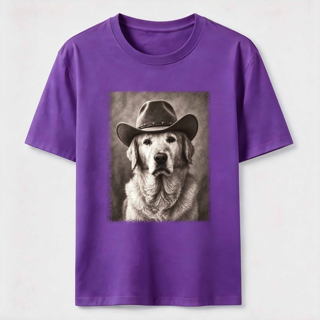 Cowboy Golden Retriever Classic T-Shirt