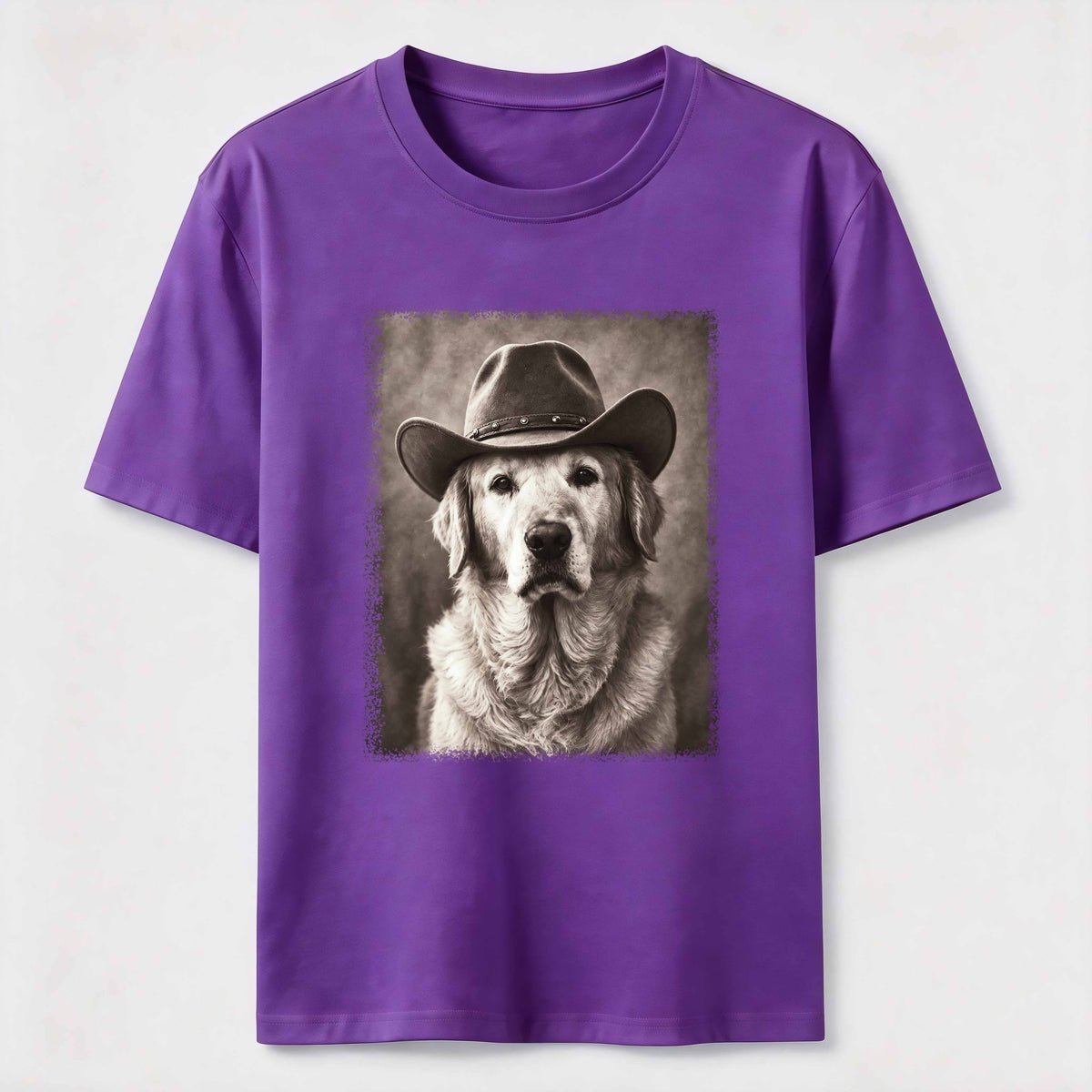 Cowboy Golden Retriever Classic T-Shirt
