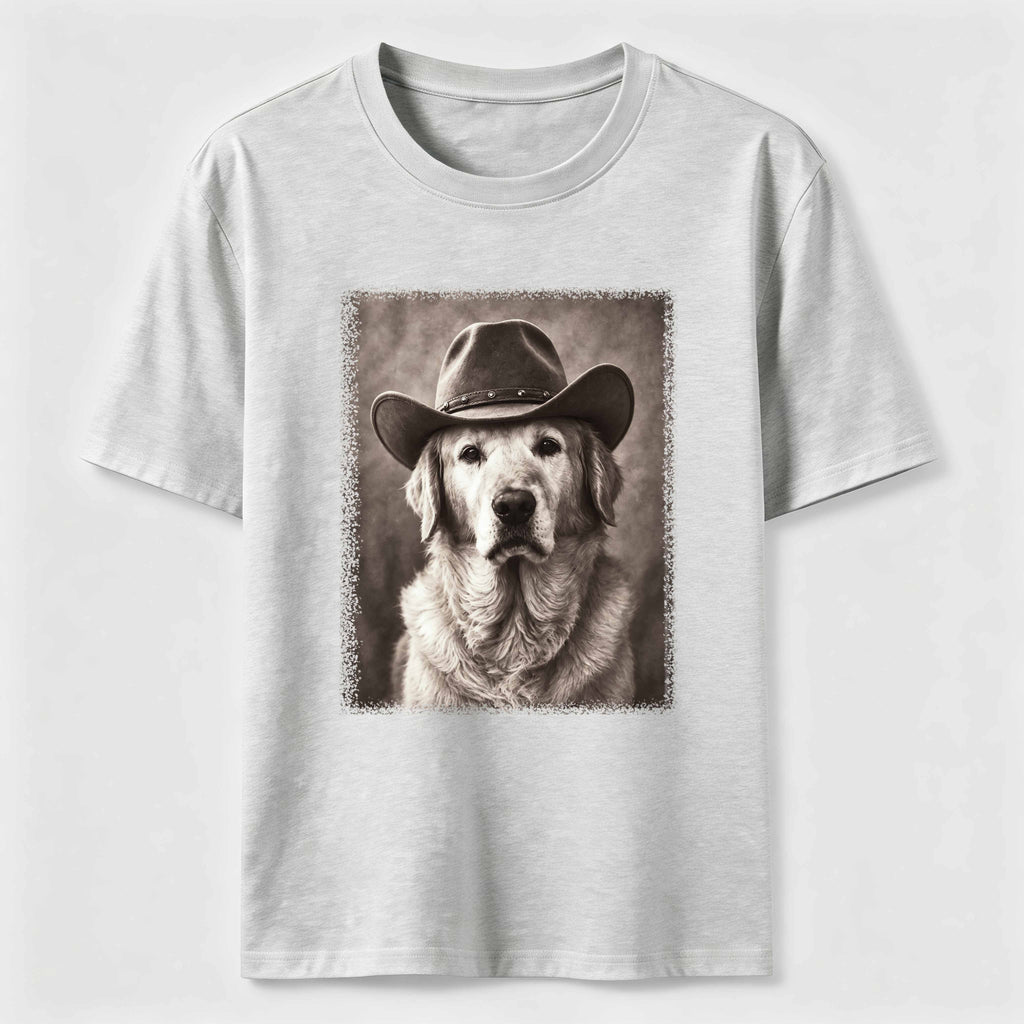 Cowboy Golden Retriever Classic T-Shirt