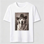 Cowboy Golden Retriever Classic T-Shirt