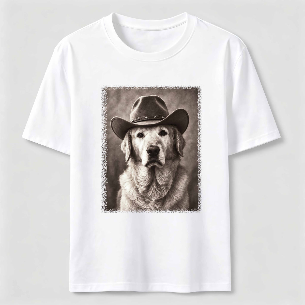 Cowboy Golden Retriever Classic T-Shirt