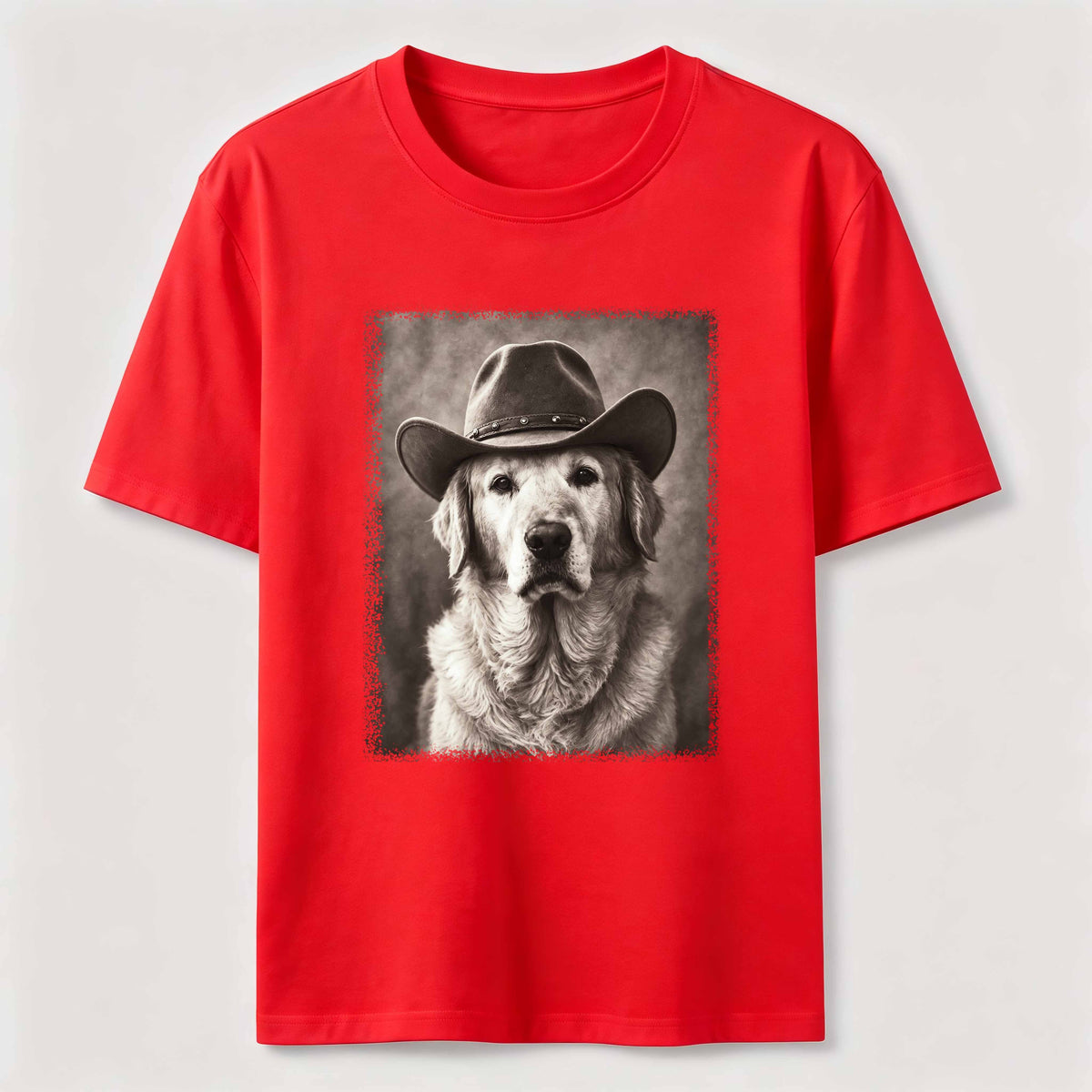 Cowboy Golden Retriever Classic T-Shirt