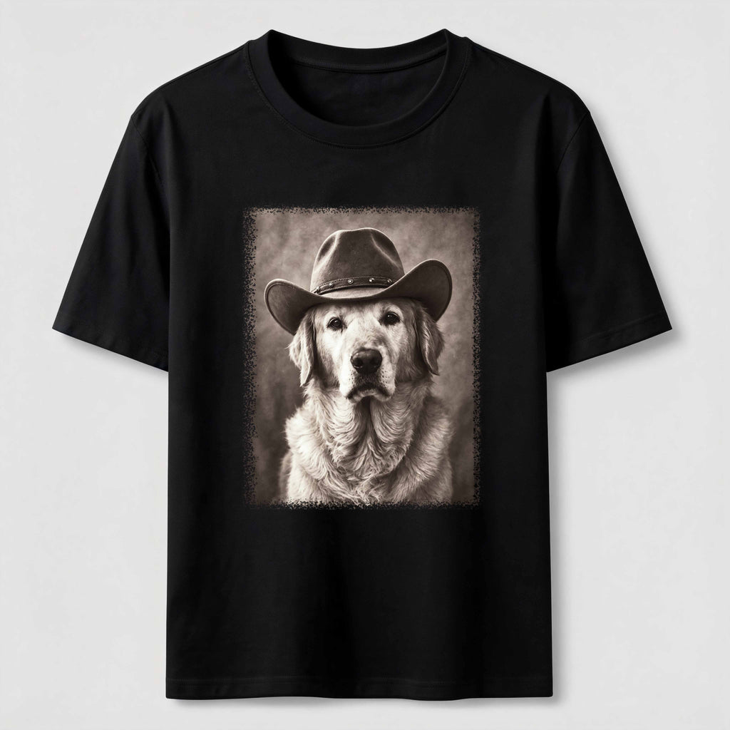 Cowboy Golden Retriever Classic T-Shirt