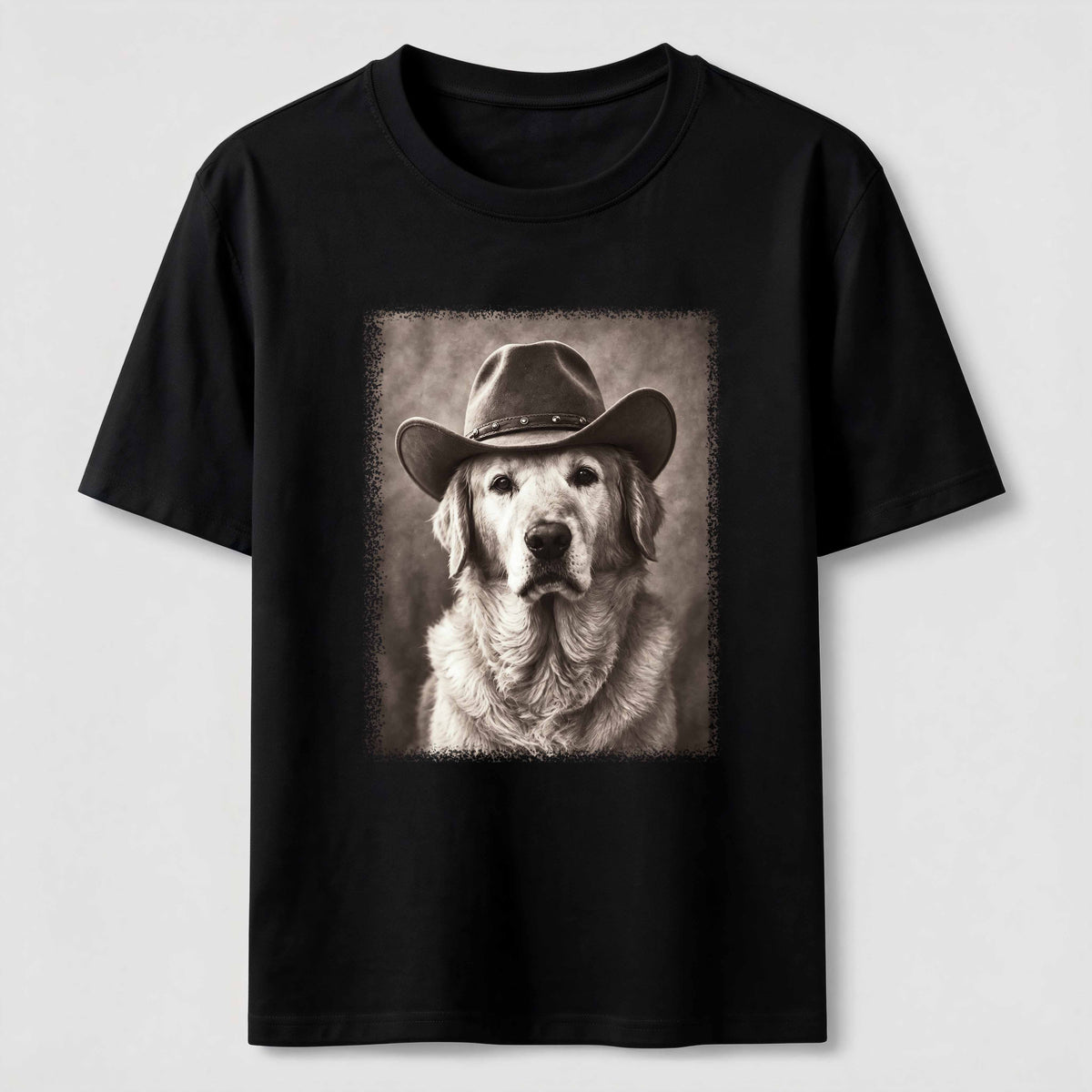 Cowboy Golden Retriever Classic T-Shirt