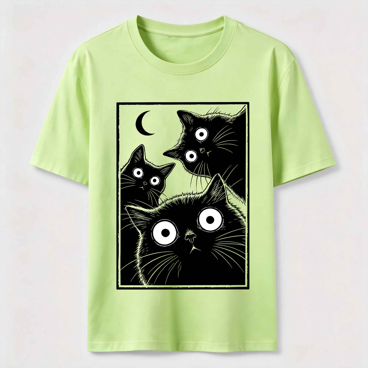 Midnight Cat Crew Classic T-Shirt