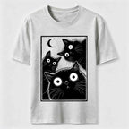 Midnight Cat Crew Classic T-Shirt