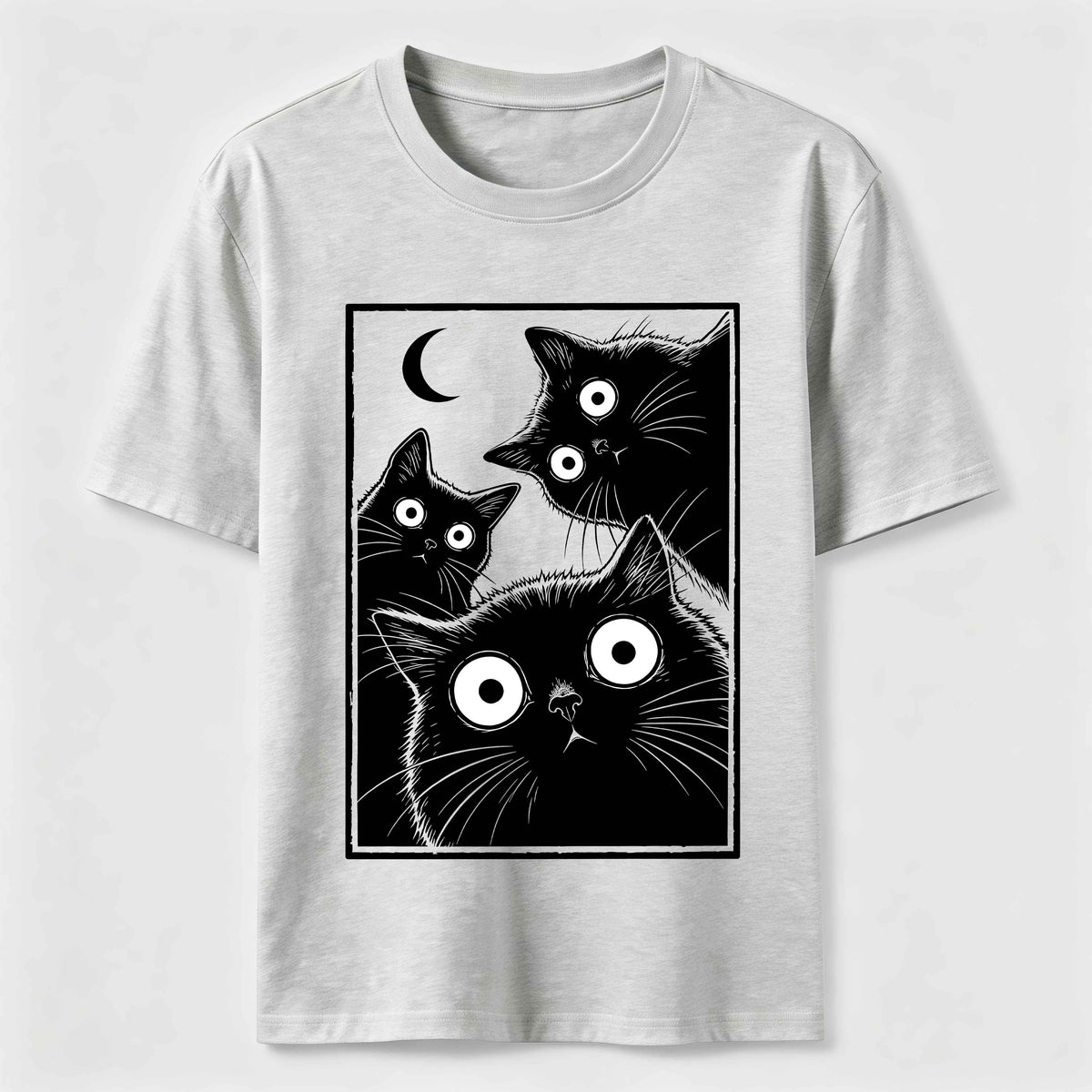Midnight Cat Crew Classic T-Shirt