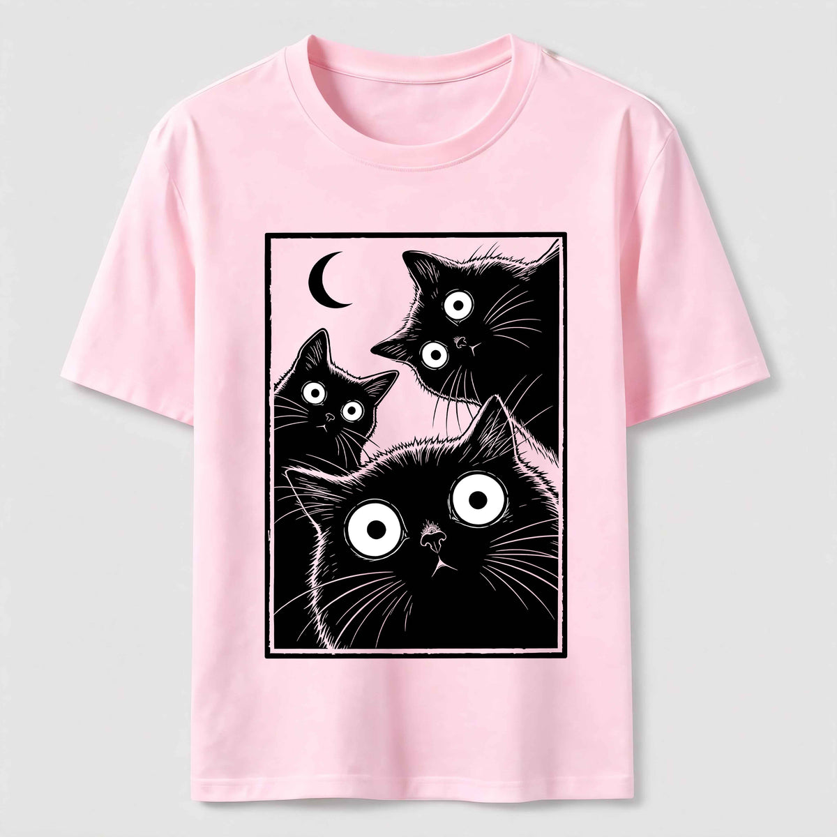 Midnight Cat Crew Classic T-Shirt