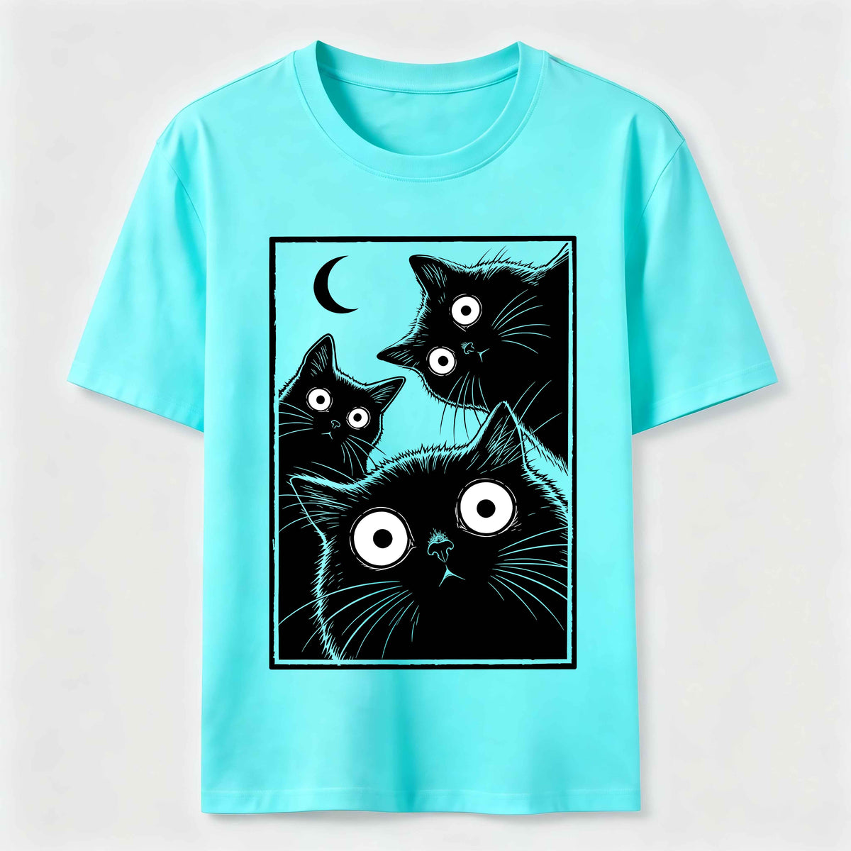 Midnight Cat Crew Classic T-Shirt