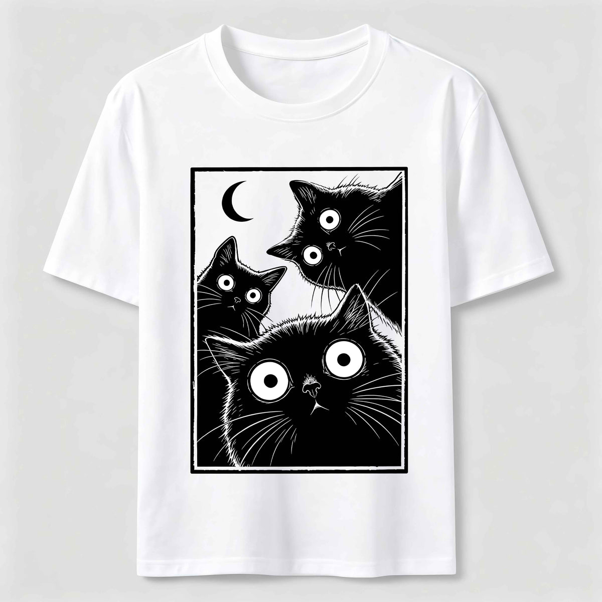Midnight Cat Crew Classic T-Shirt