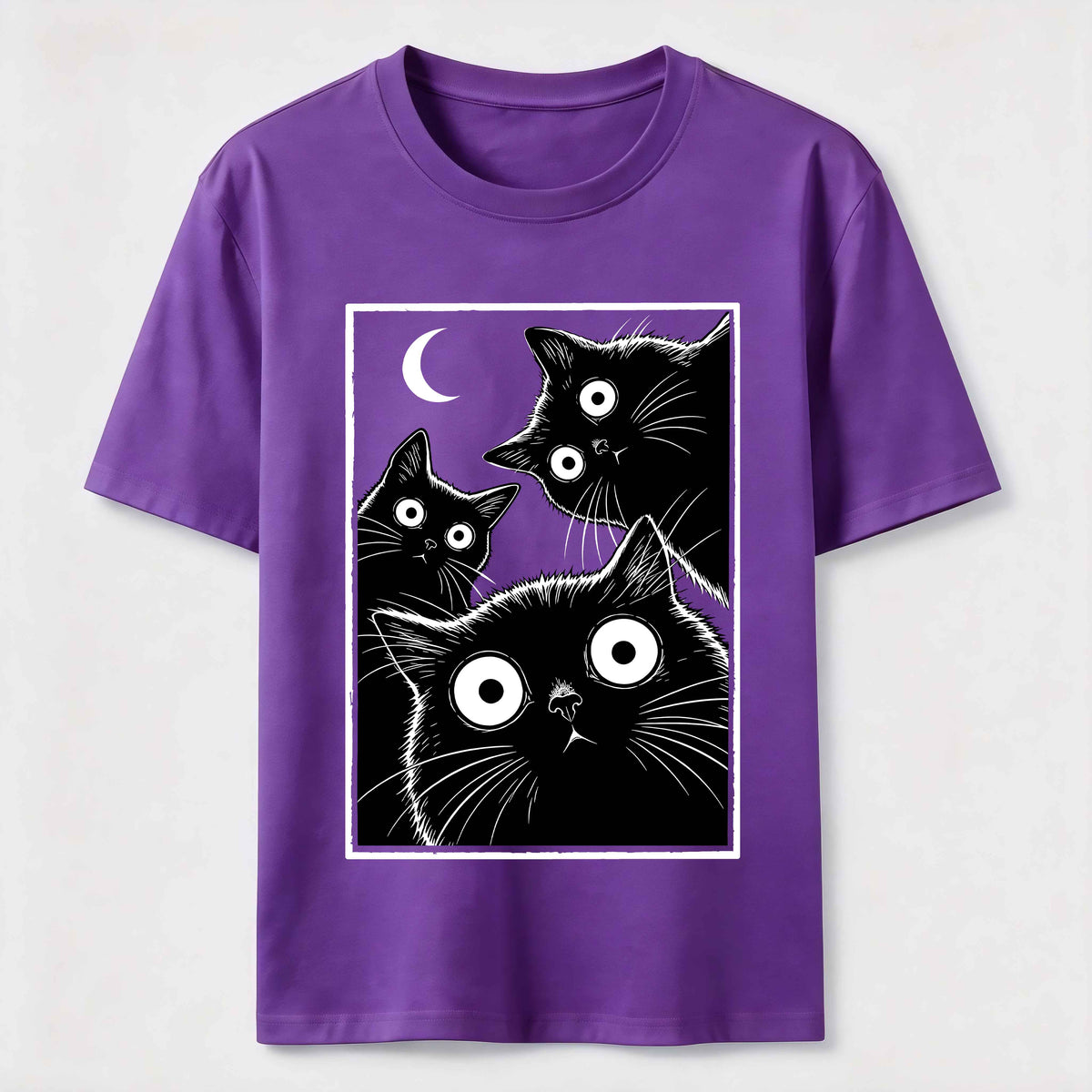 Midnight Cat Crew Classic T-Shirt