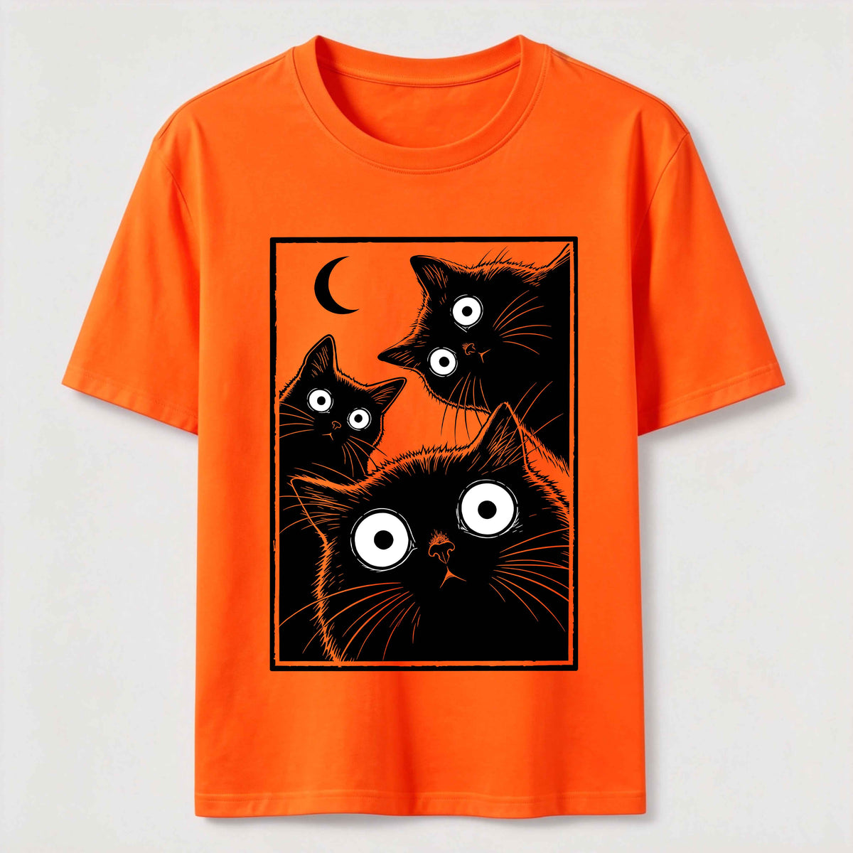 Midnight Cat Crew Classic T-Shirt
