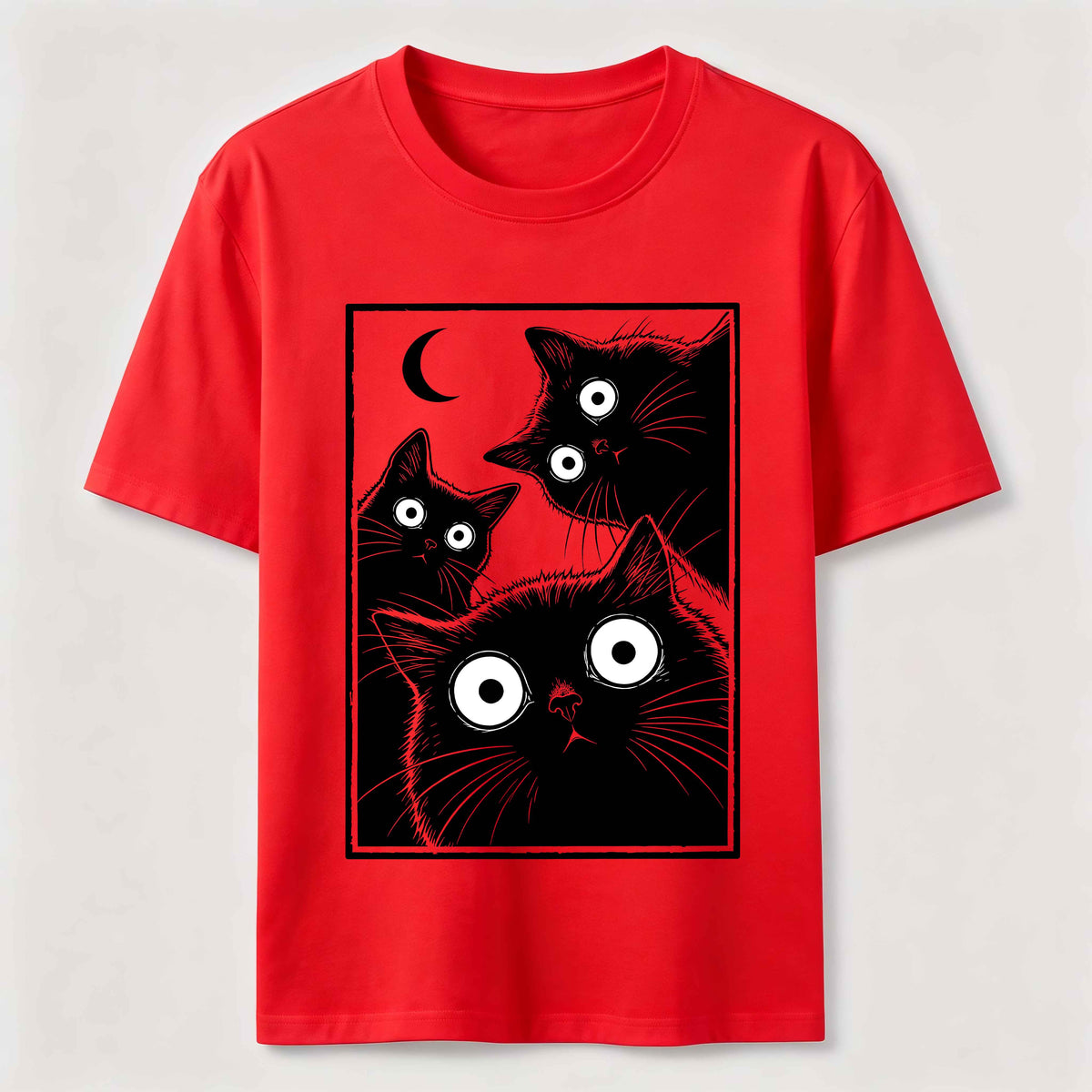 Midnight Cat Crew Classic T-Shirt