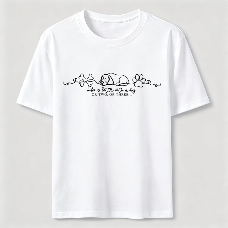 Better With More Dogs Classic T-Shirt